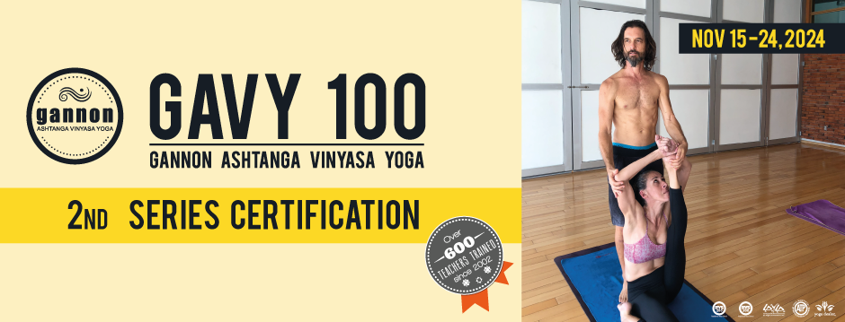 GAVY 100- Gannon Ashtanga Vinyasa Yoga at Yogaloft. Playa del Carmen, México