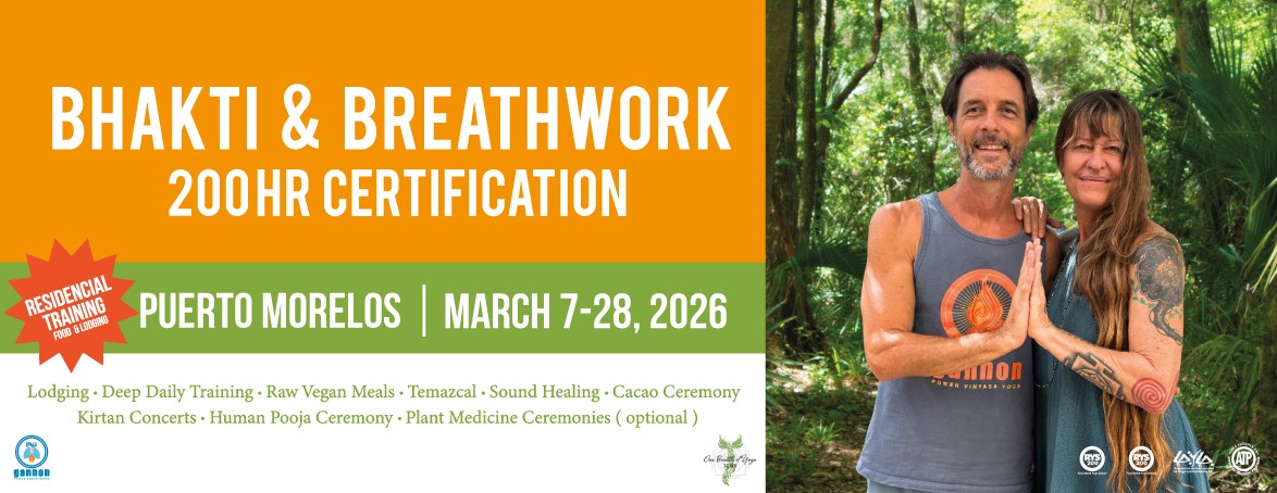 ​Bhakti & Breathwork Teacher Training (200 Hours) With Michael Gannon & Coco LePage March 2026